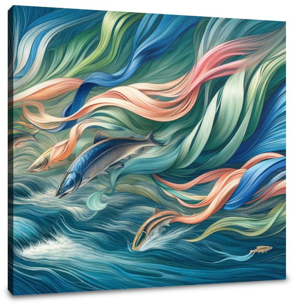 Silken River Canvas