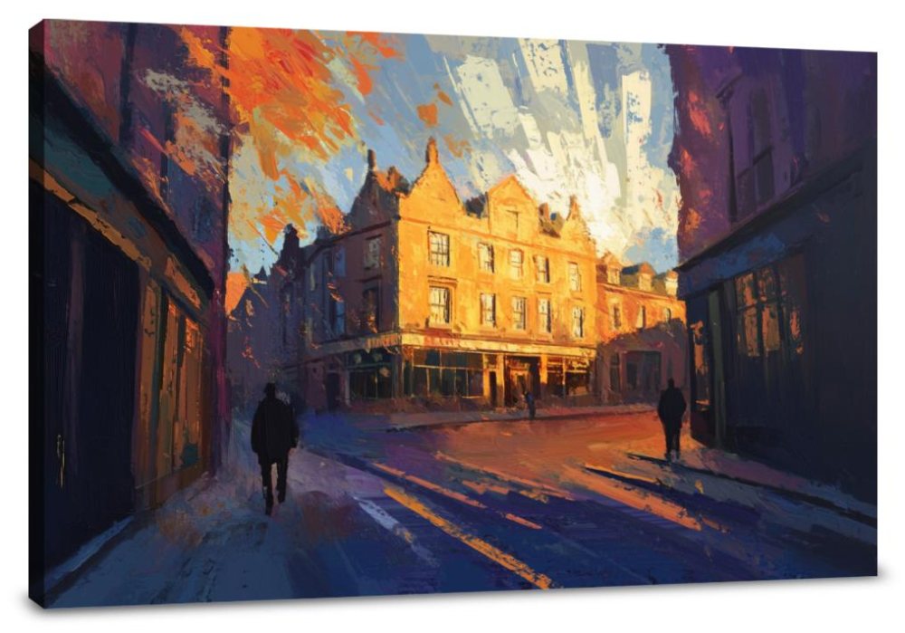Golden Memories of Jericho Canvas
