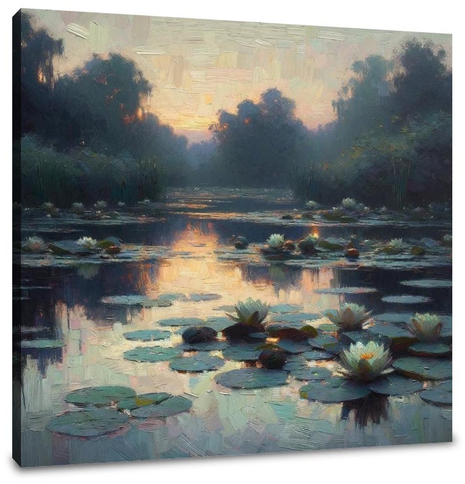 Evening Lilies Canvas