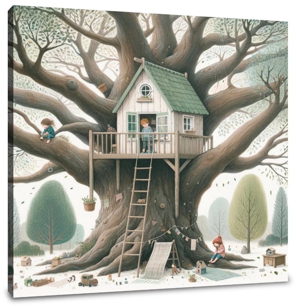 Cosy Treehouse Canvas