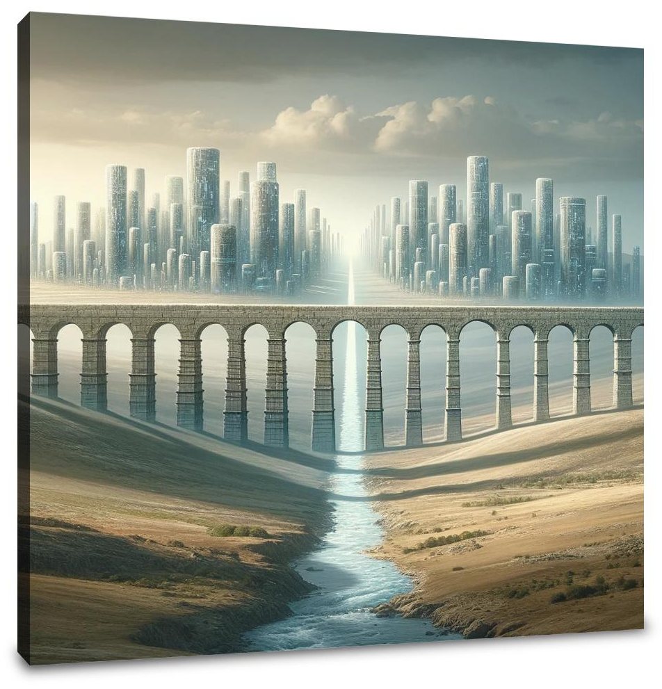 Aqueduct of Futures Past Canvas