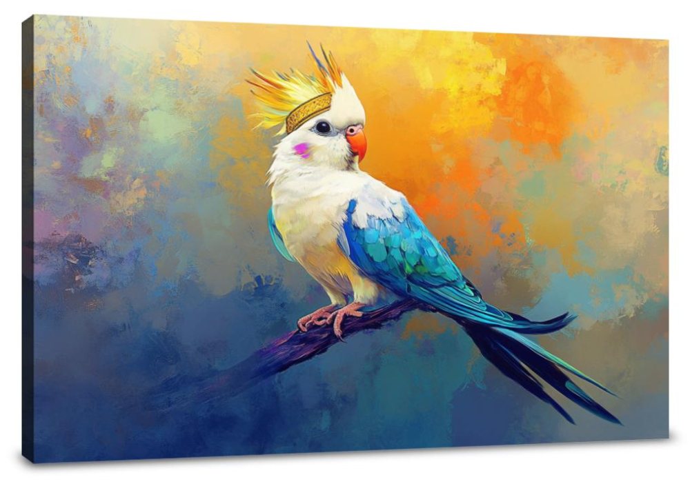 Regal Cockatiel Canvas