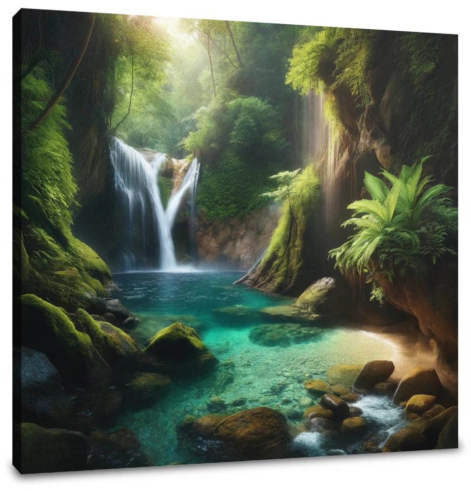 Hidden Waterfall Cove Canvas