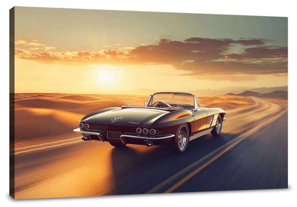 Sunset Cruise Desert Canvas
