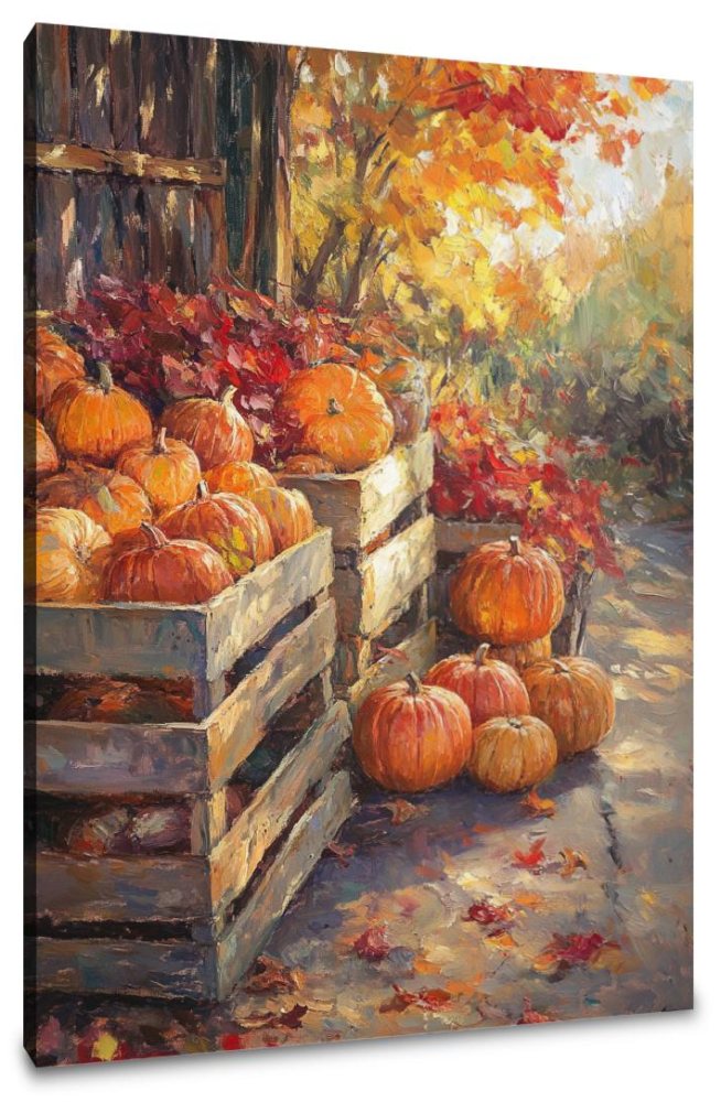 Golden Harvest Memories Canvas
