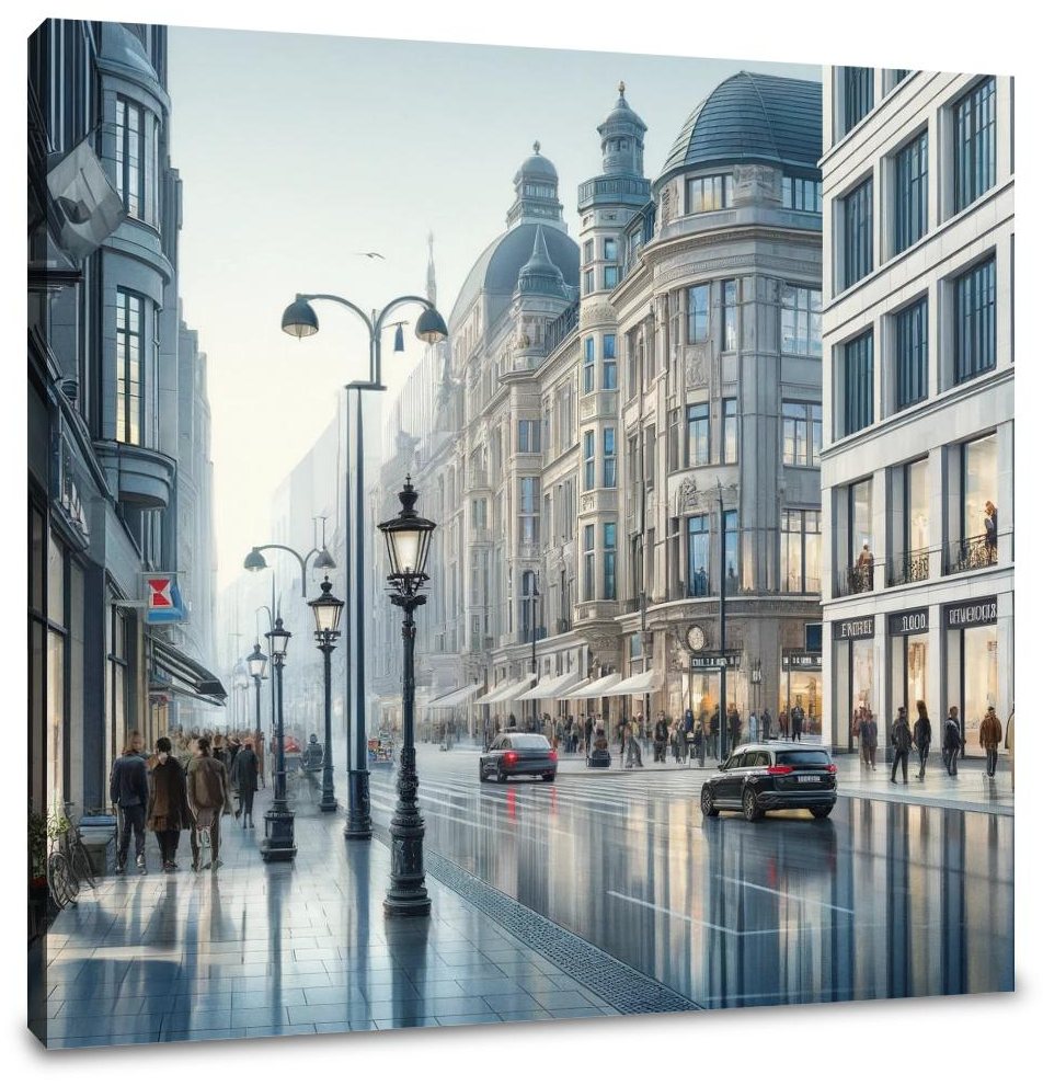 Kurfürstendamm Boulevard Canvas