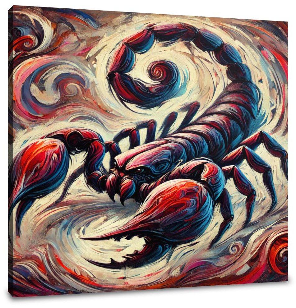 Furious Scorpion Canvas