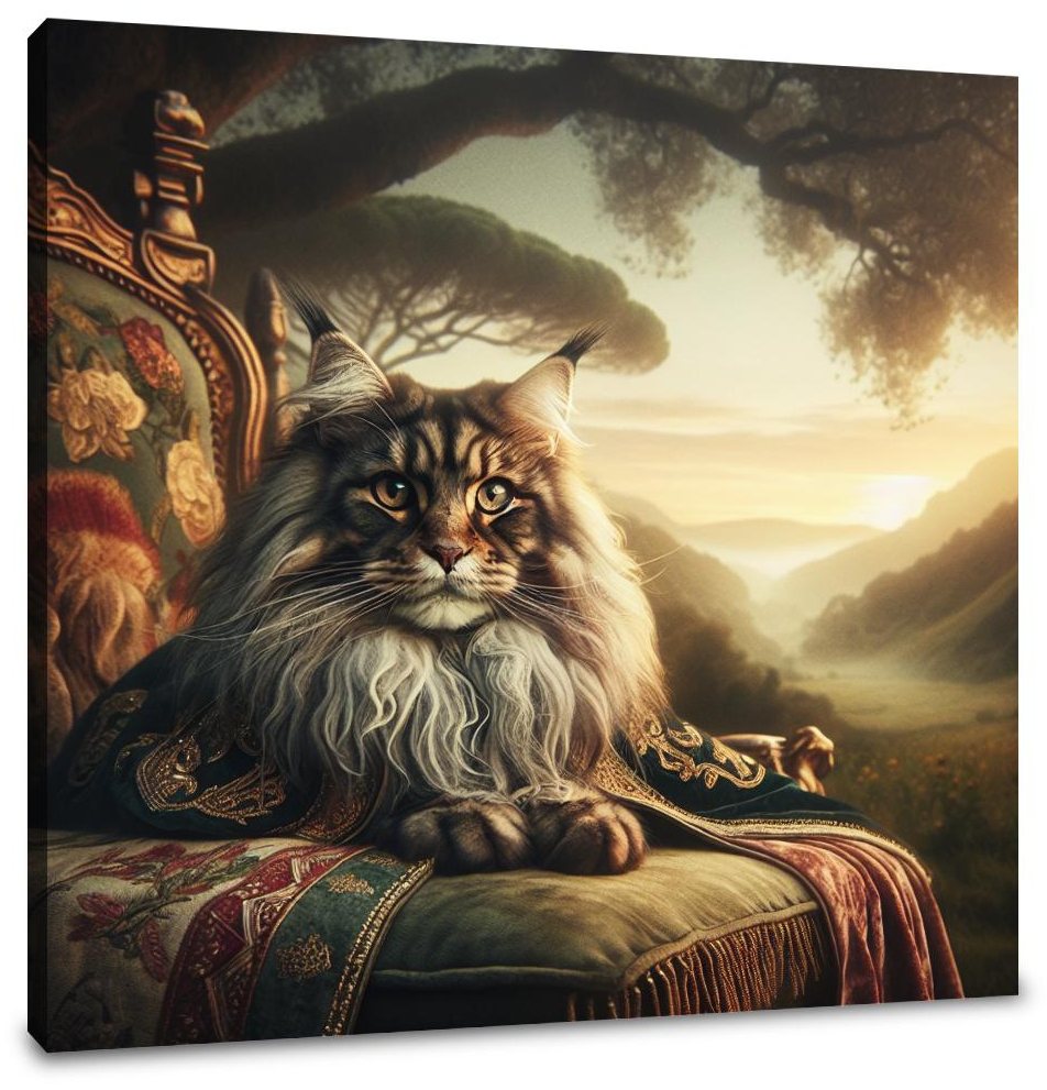 Regal Dawn Coon Majesty Canvas