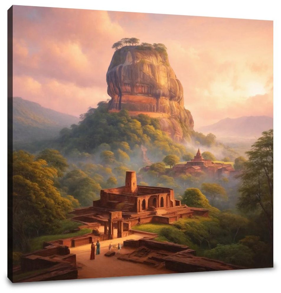 Sunrise at Sigiriya Canvas