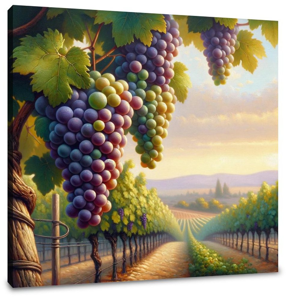 Vintage Vineyard Dreams Canvas