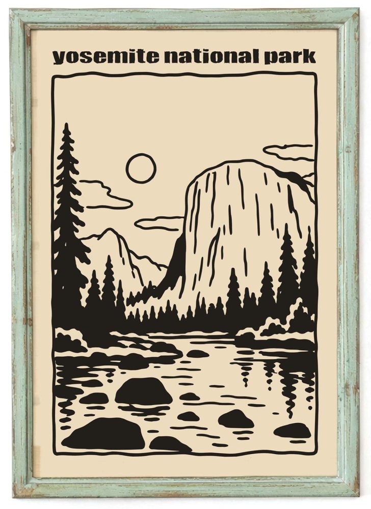 Yosemite National Park Landscape Print