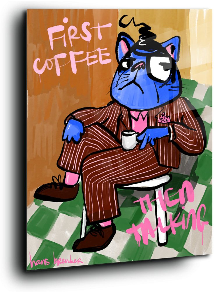 First coffee then talking
