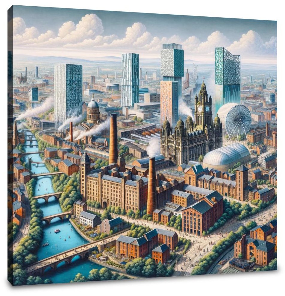 Evolutionary Manchester Canvas
