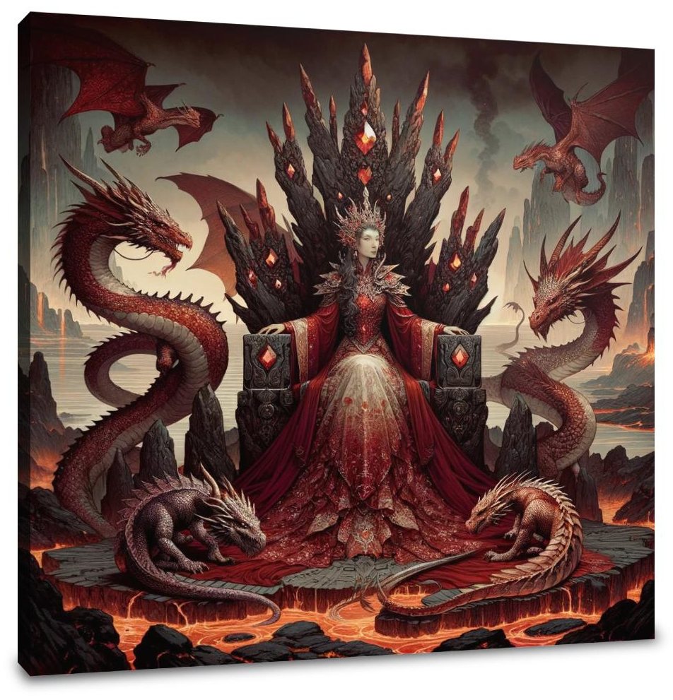 Dragon Queen Canvas