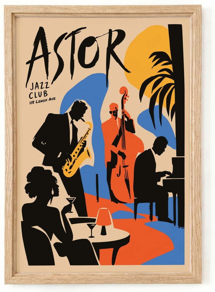 Astor Jazz Club Wall Art Print