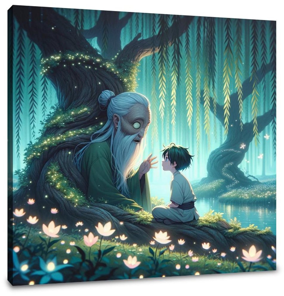 Whispering Willow's Secret Canvas