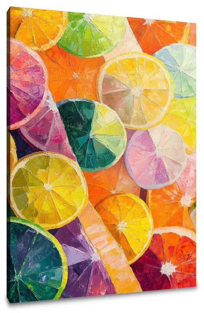 Zestful Radiance Canvas