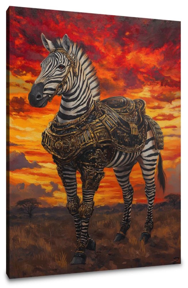 Zebra Majesty Canvas