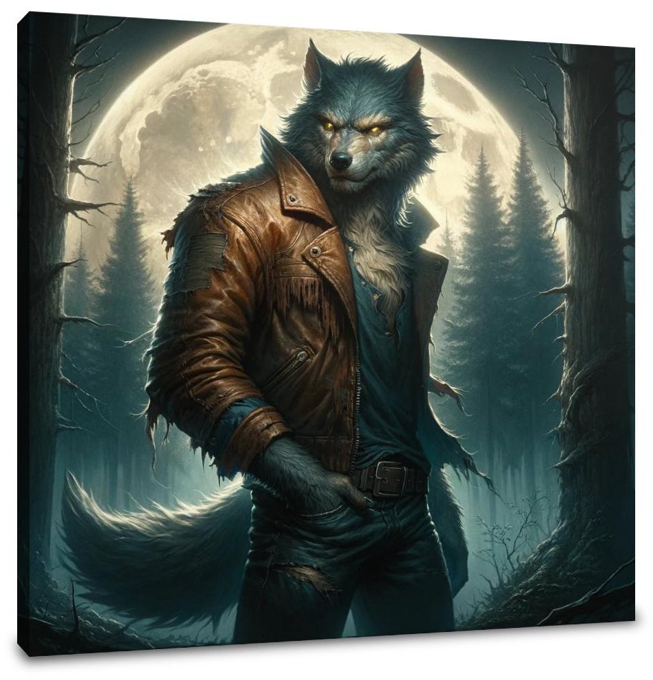 Lunar Guardian Canvas