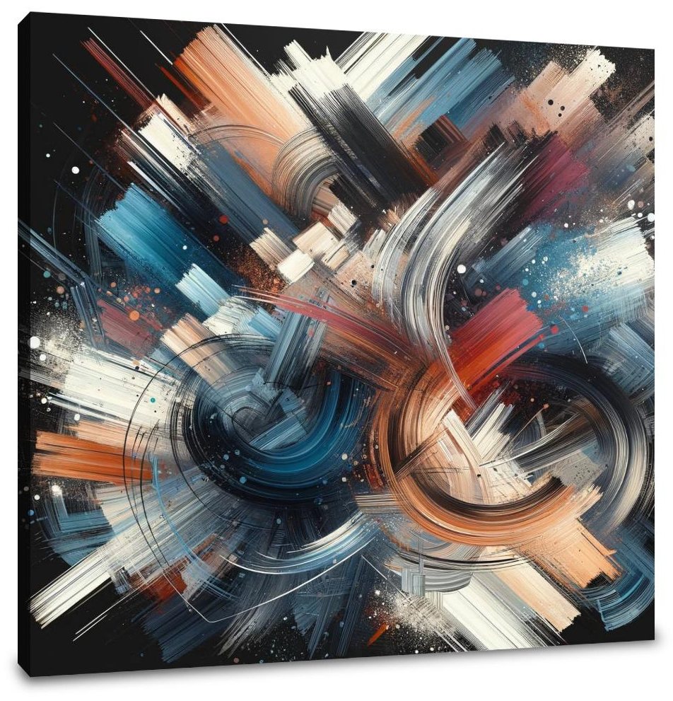 Vivid Brushwork Tapestry Canvas