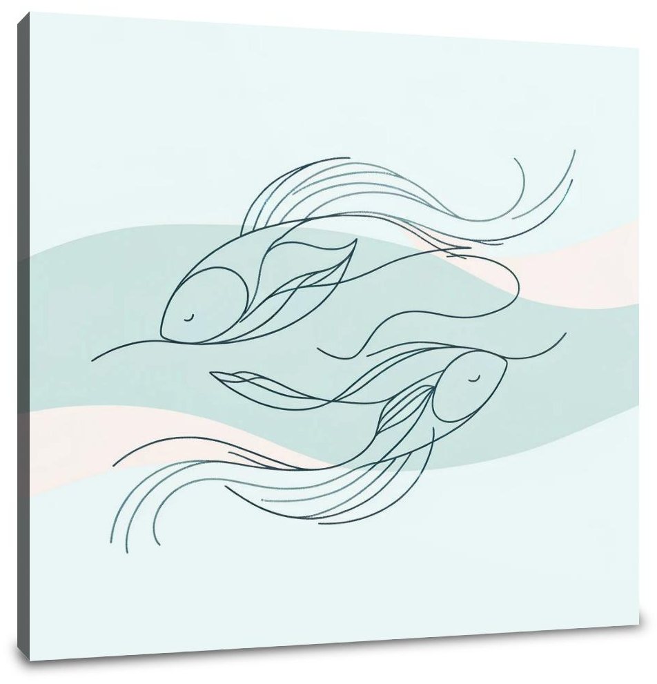 Graceful Swimmers Canvas