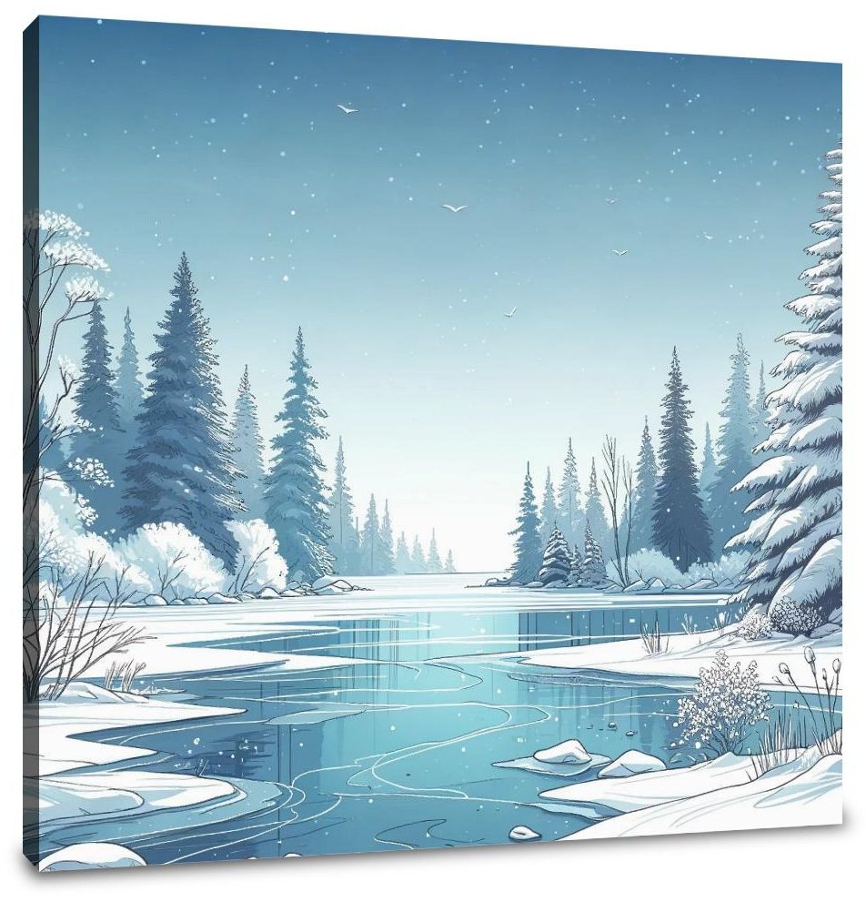 Winter Tranquility Canvas