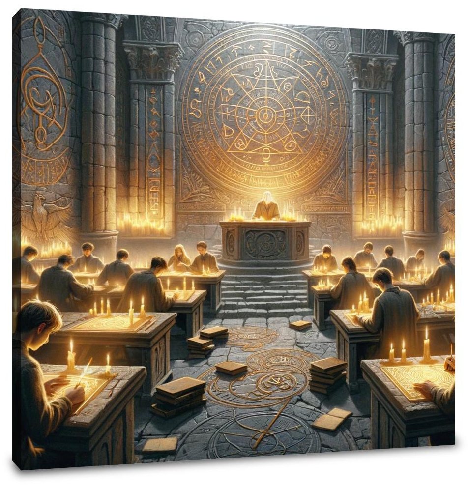 Rune Scholars Canvas