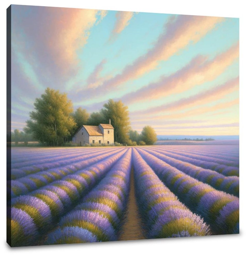 Lavender Fields Harmony Canvas