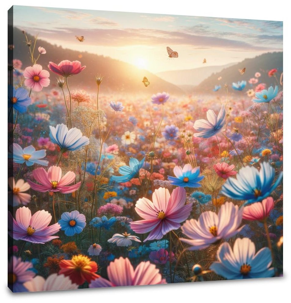 Afternoon Wildflower Canvas