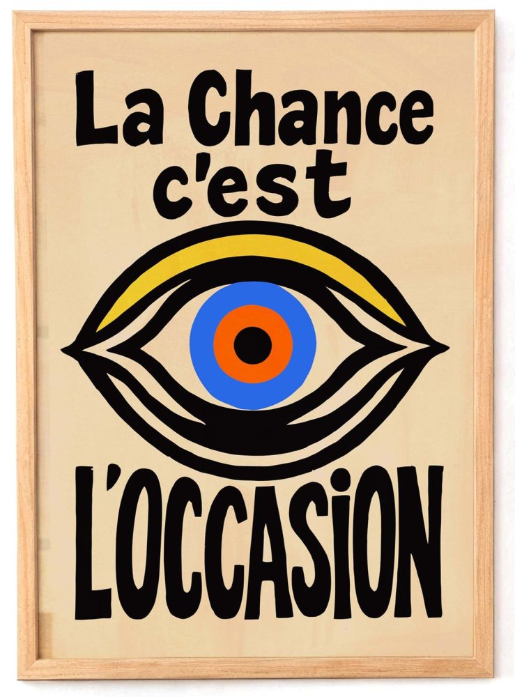 Evil Eye Wall Art Poster Print