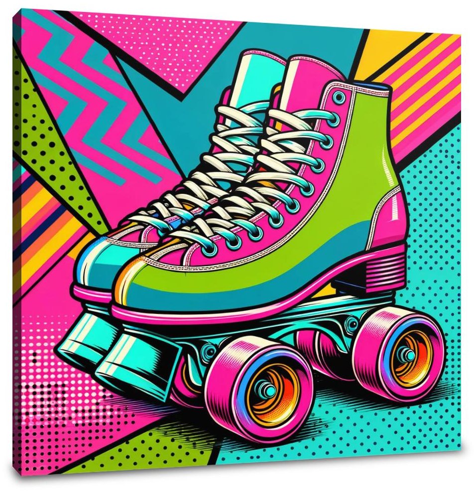 Retro Rollers Canvas