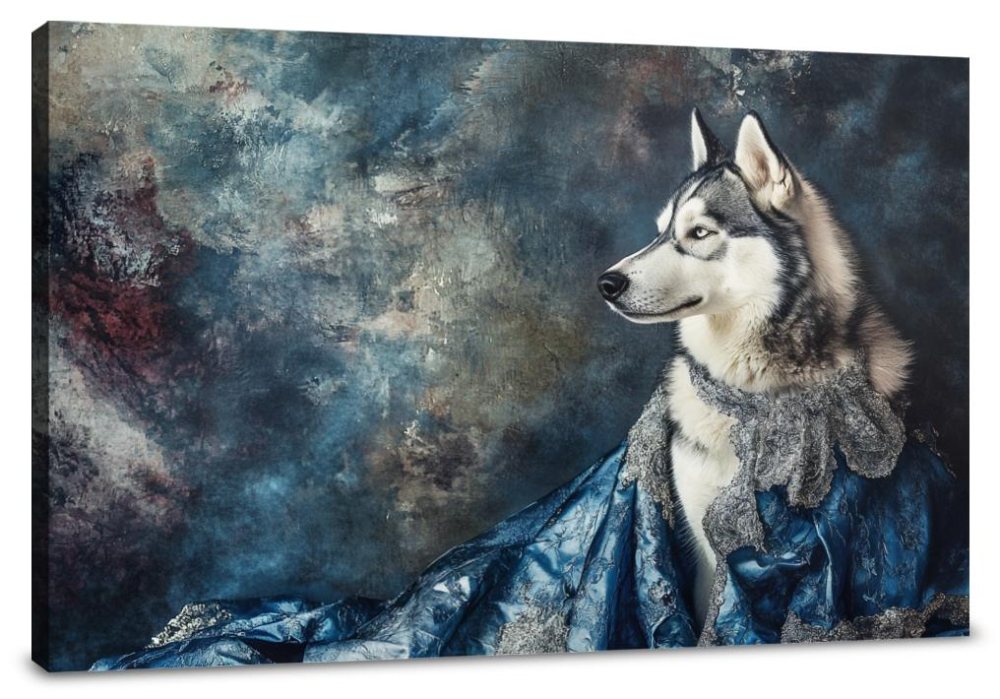 Husky Elegance Canvas