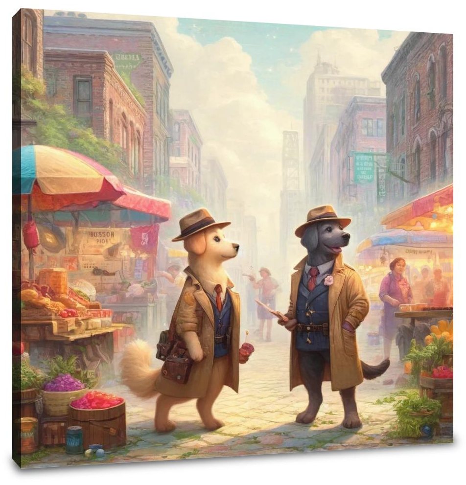 Market Mystery Canvas
