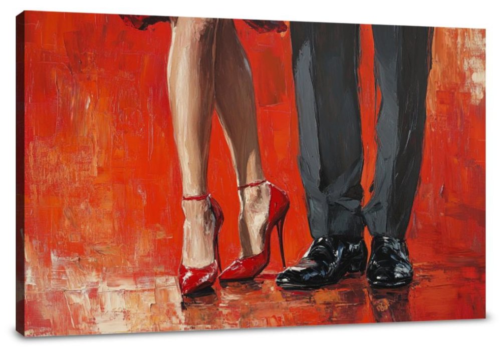 Enigma of Footfalls Canvas