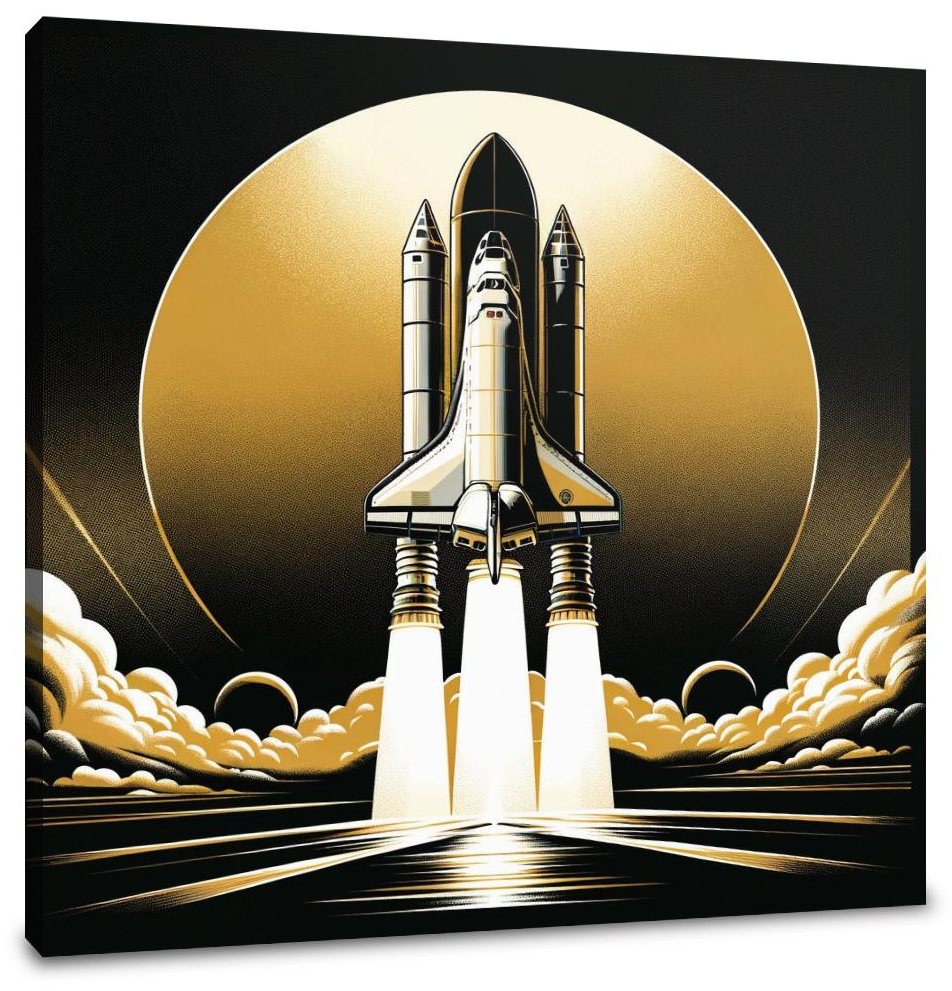 Golden Ascent Odyssey Canvas
