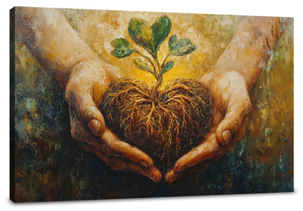 Heart of Growth Canvas