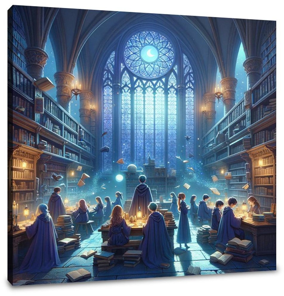 Enchanted Library Canvas