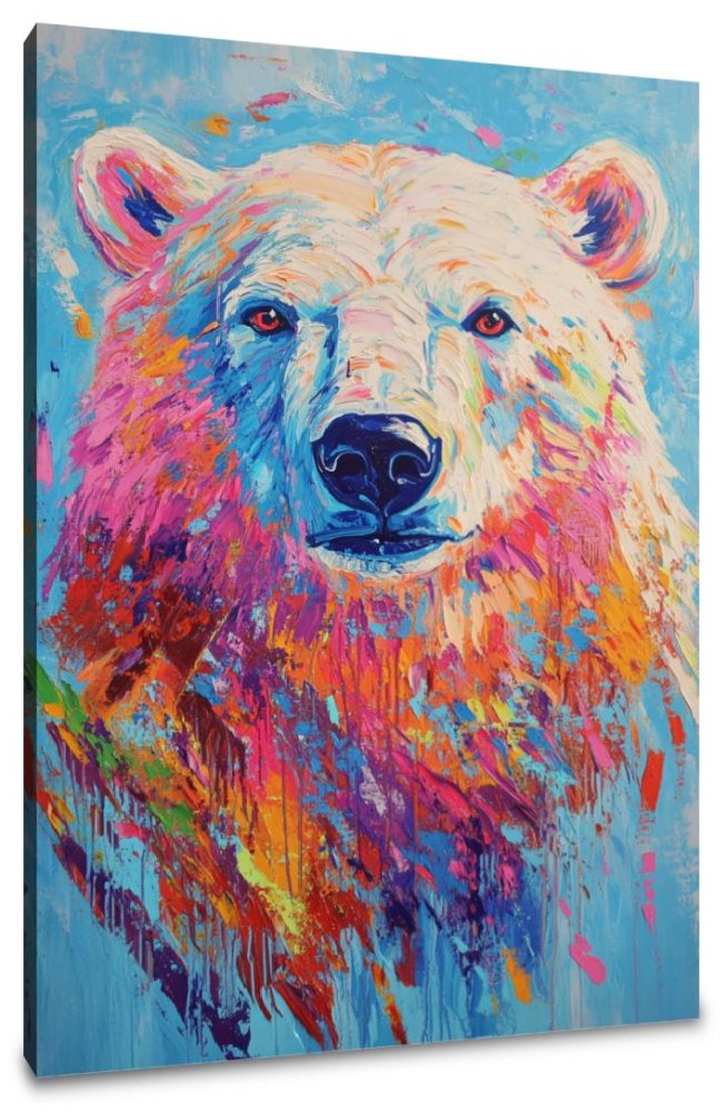 Polar Bear Symphony Canvas
