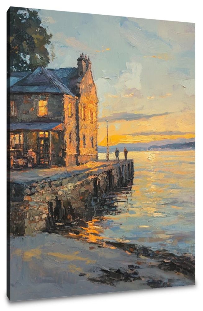 Broughty Ferry Twilight Canvas