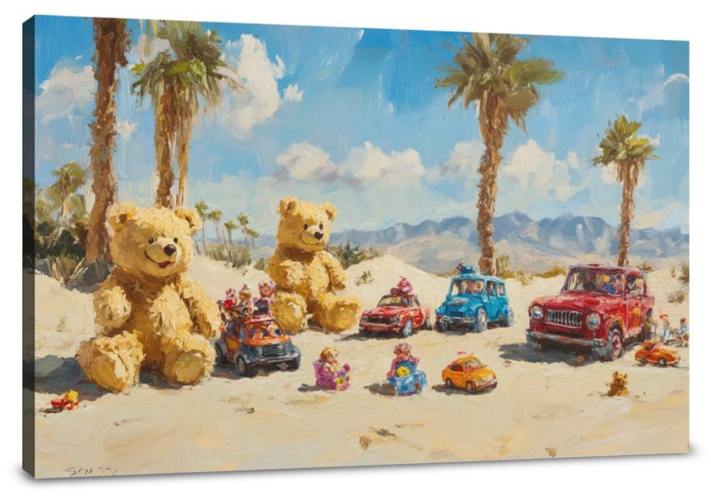 Desert Toyland Canvas
