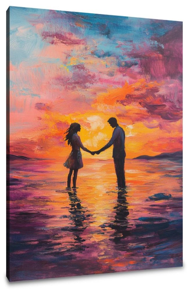 Sunset Silhouette Canvas