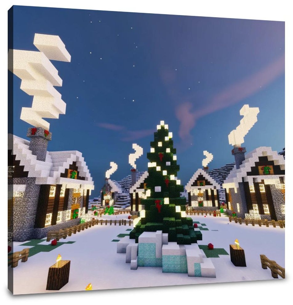 Frosted Hamlet Canvas