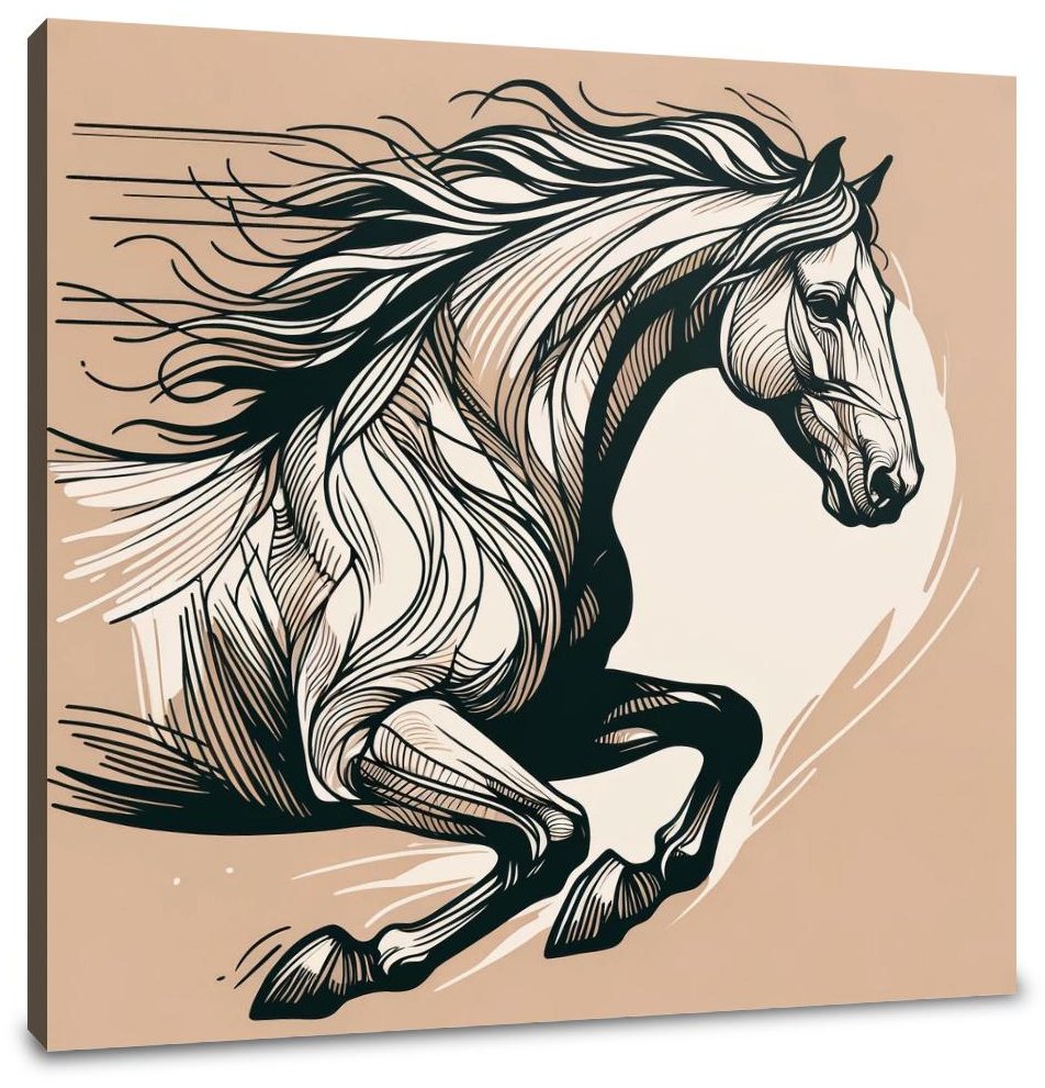 Galloping Grace Canvas
