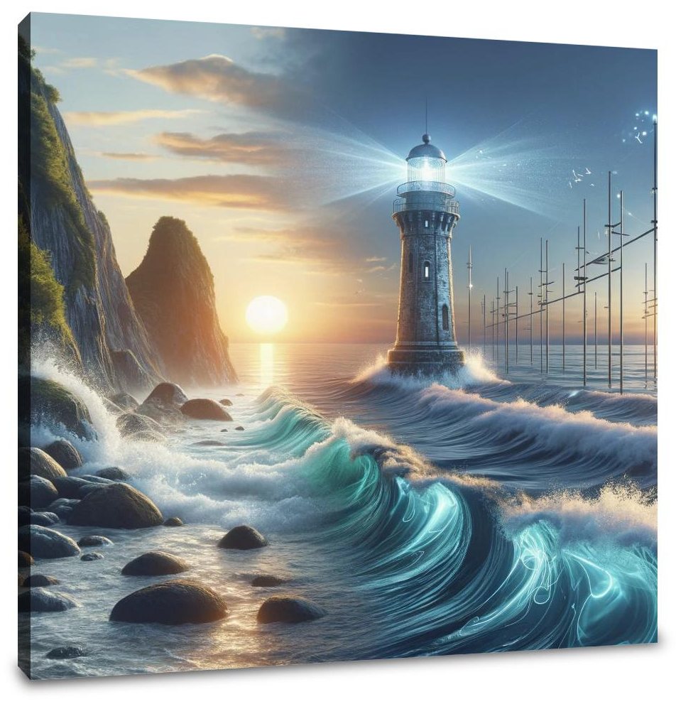 Serenity Shores Beacon Canvas
