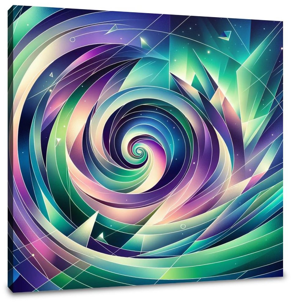 Aurora Geometry Canvas