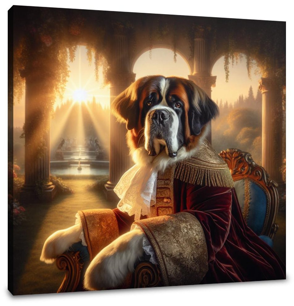 Regal Dawn Saint Bernard Canvas