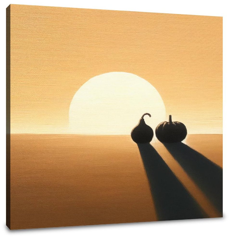 Sunset Squash Serenity Canvas