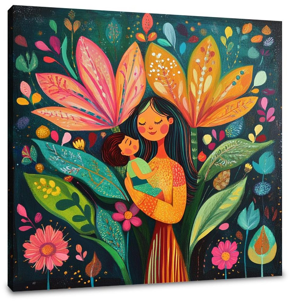 Mother Blossom Canvas