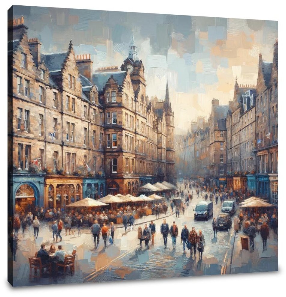 Edinburgh Royal Mile Whispers Canvas