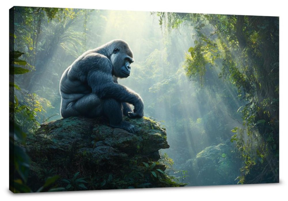 Silverback Reflections Canvas
